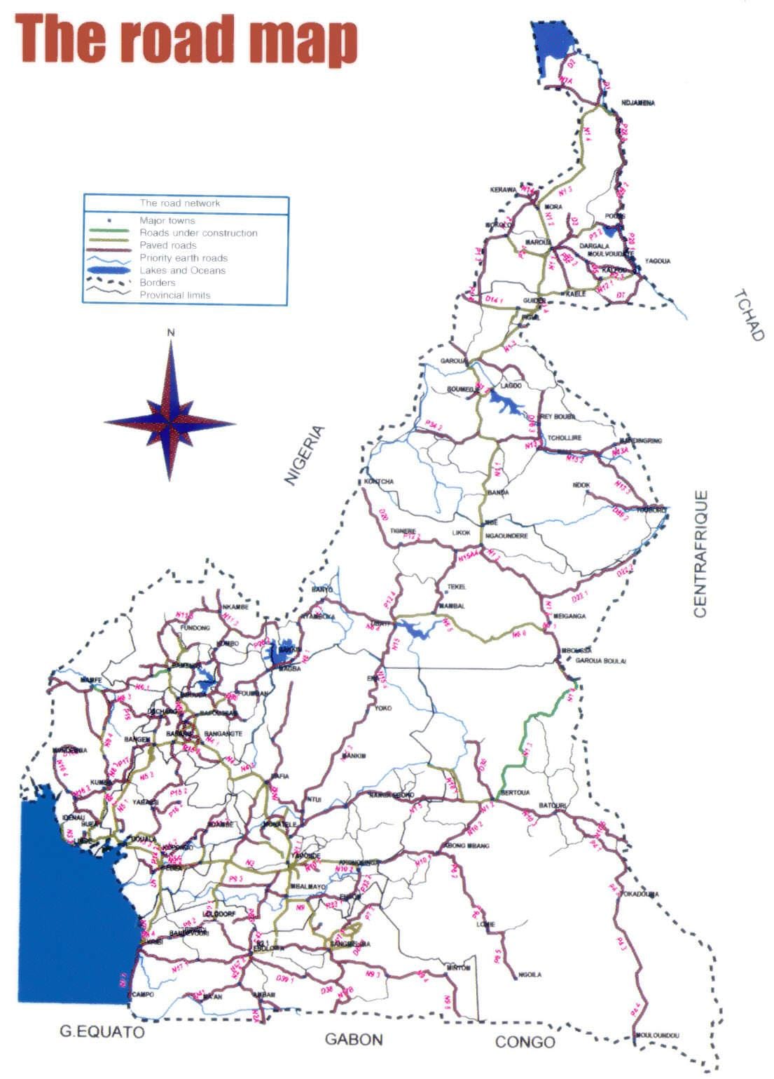 Kamerun yol haritası 