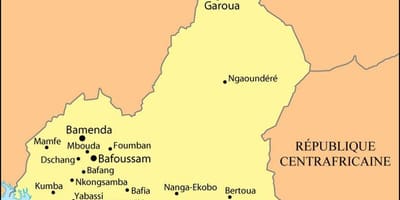 Douala Kamerun haritası 
