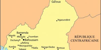 Douala Kamerun haritası 