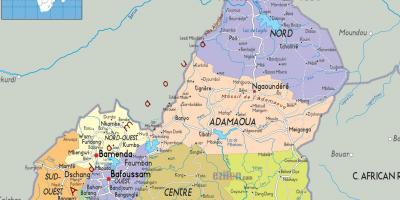 Kamerun haritası bölgeler