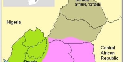 Kamerun haritası iklim