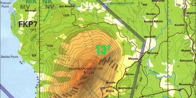 Kamerun Dağları haritası